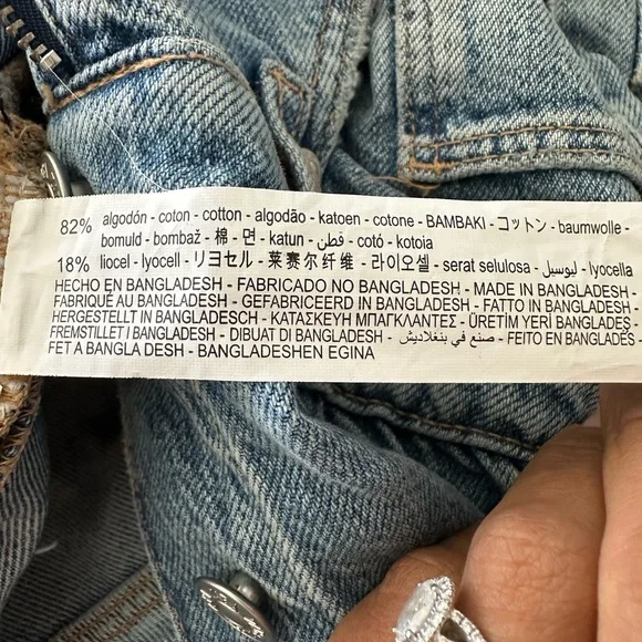 Zara Denim Longsleeve Button Front Jumpsuit - Picture 13 of 13